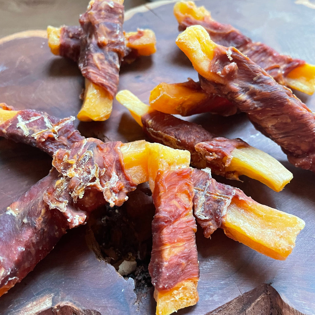 Duck Wrapped Sweet Potato (80g Bag)