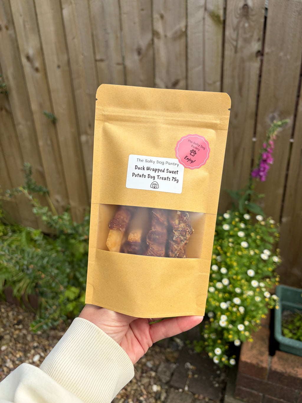 Duck Wrapped Sweet Potato (80g Bag)