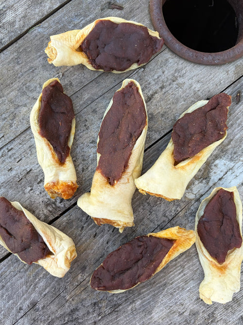 Beef filled Rabbit Ears