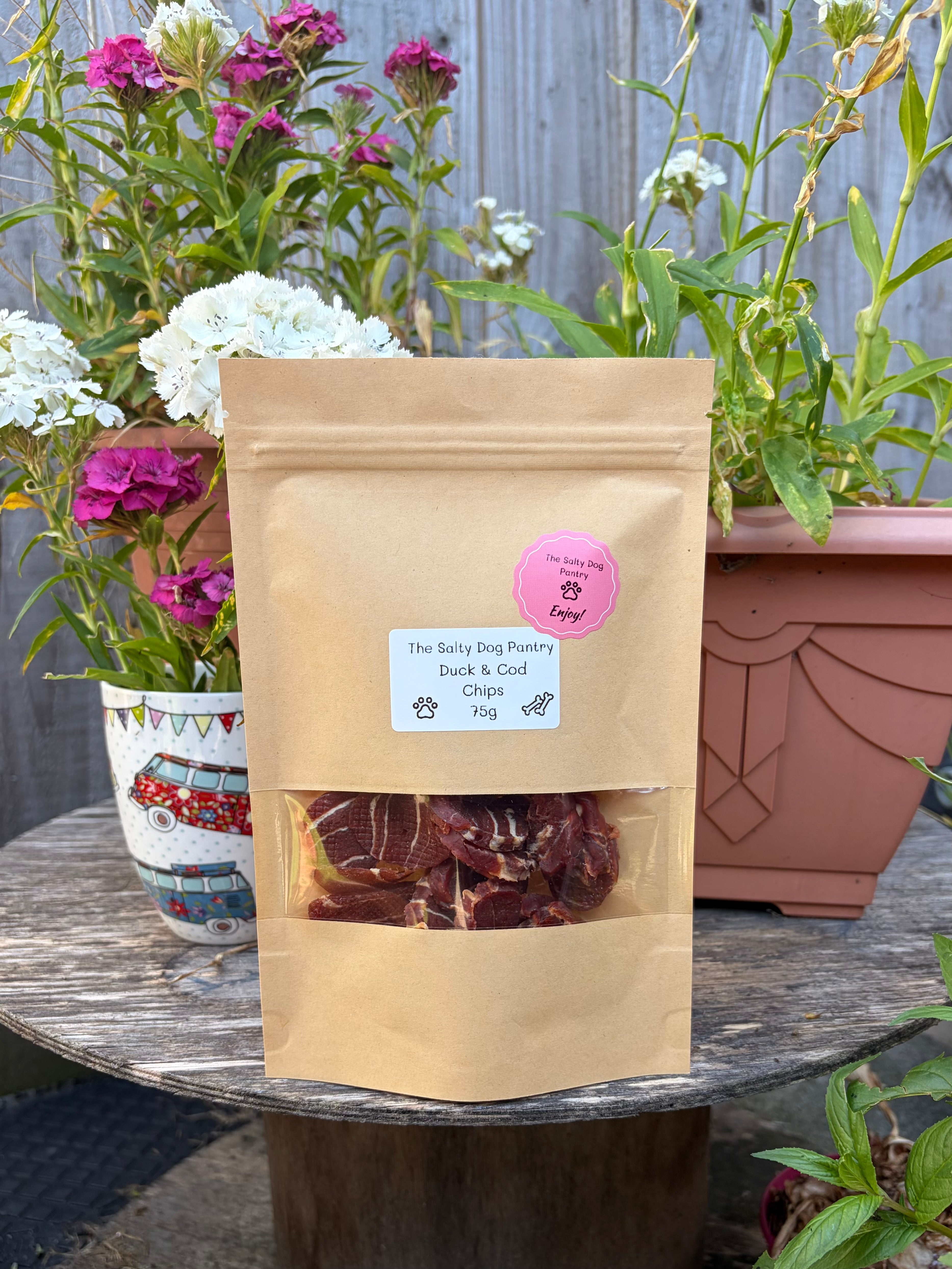 Duck & Cod Chips 75g