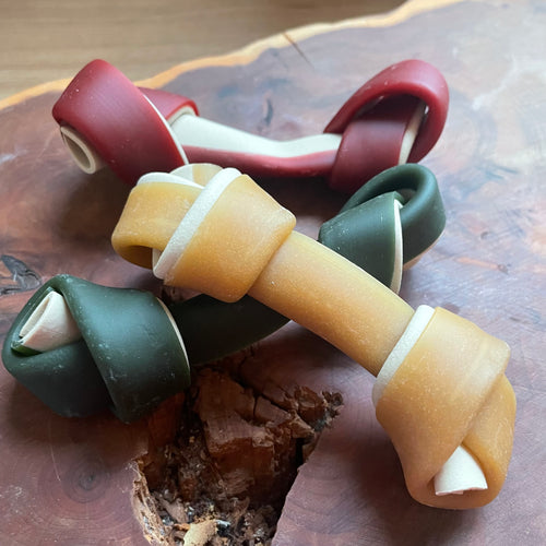 Apple & Spinach Knotted Bone