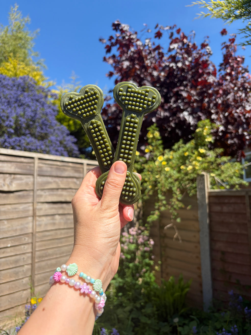 Spinach & Apple Bumpy-Bone Chew